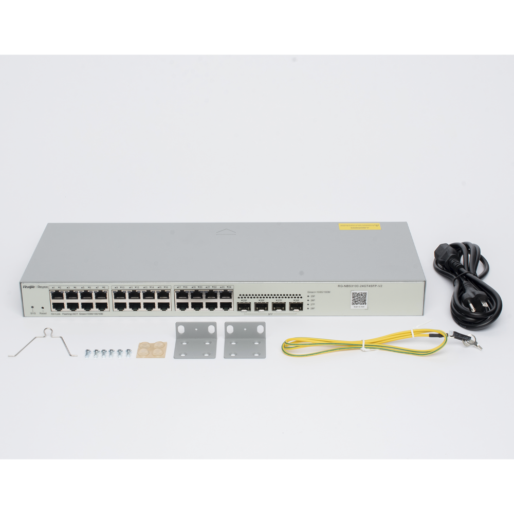 Switch No PoE Gestionable en la Nube Ruijie RG-NBS3100-24GT4SFP-V2 28 puertos