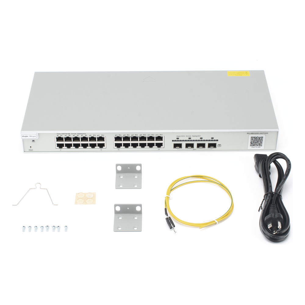Switch Administrable Gigabit de Capa 2 Ruijie RG-NBS3200-24GT4XS 24 puertos