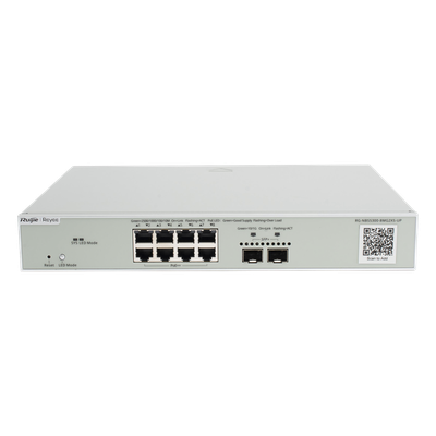 Switch Administrable de Capa 3 Multi-Gigabit Ruijie RG-NBS5300-8MG2XS-UP 10 puertos