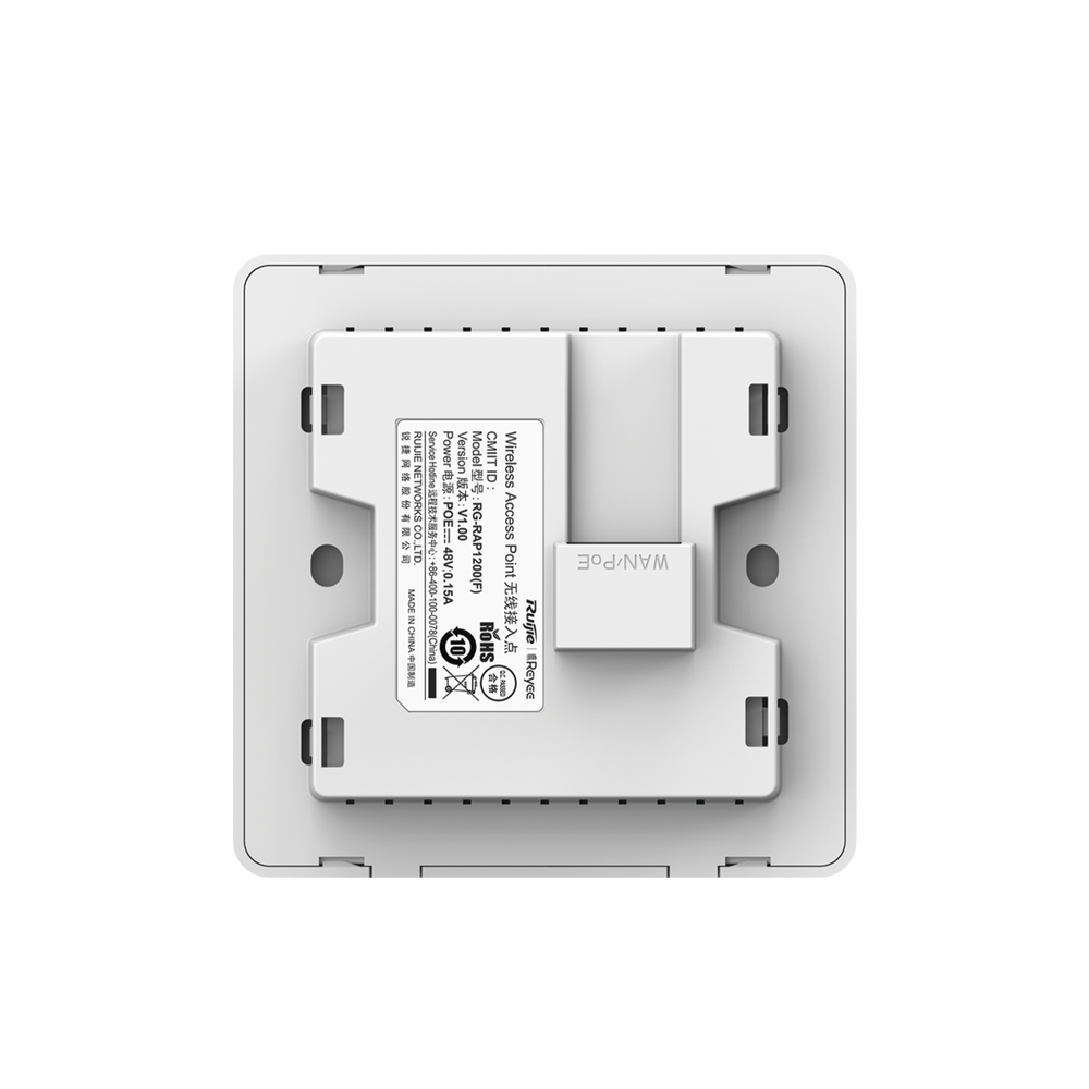 Punto de Acceso para pared Ruijie RG-RAP1200(F)