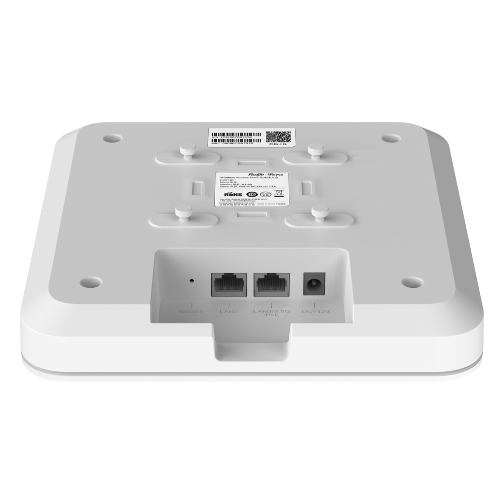 Punto de acceso Wi-Fi 6 de techo Ruijie RG-RAP2260(E)