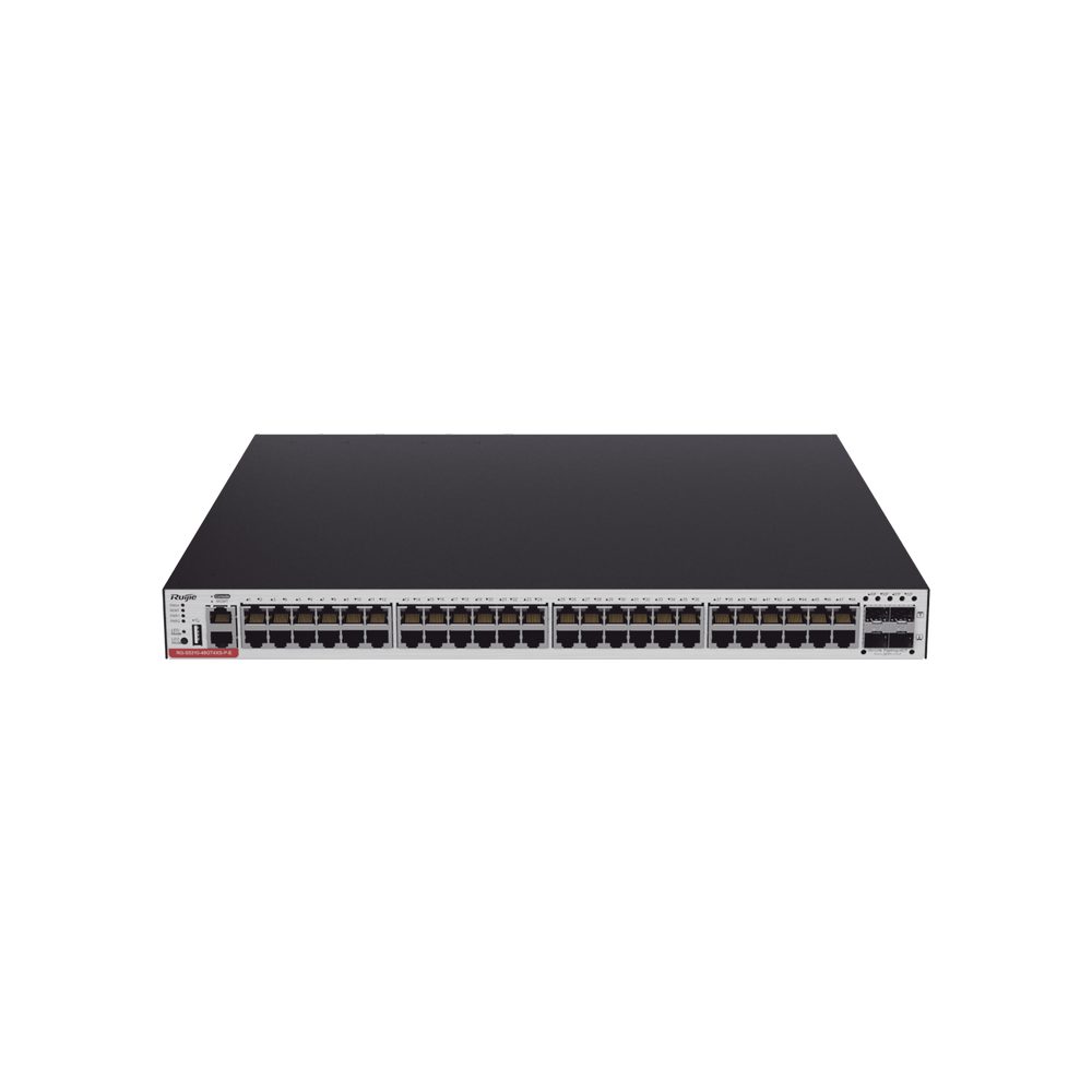 Switch PoE Administrable Capa 3 Ruijie RGCS8348GT4XSPD 48 puertos 10 GB