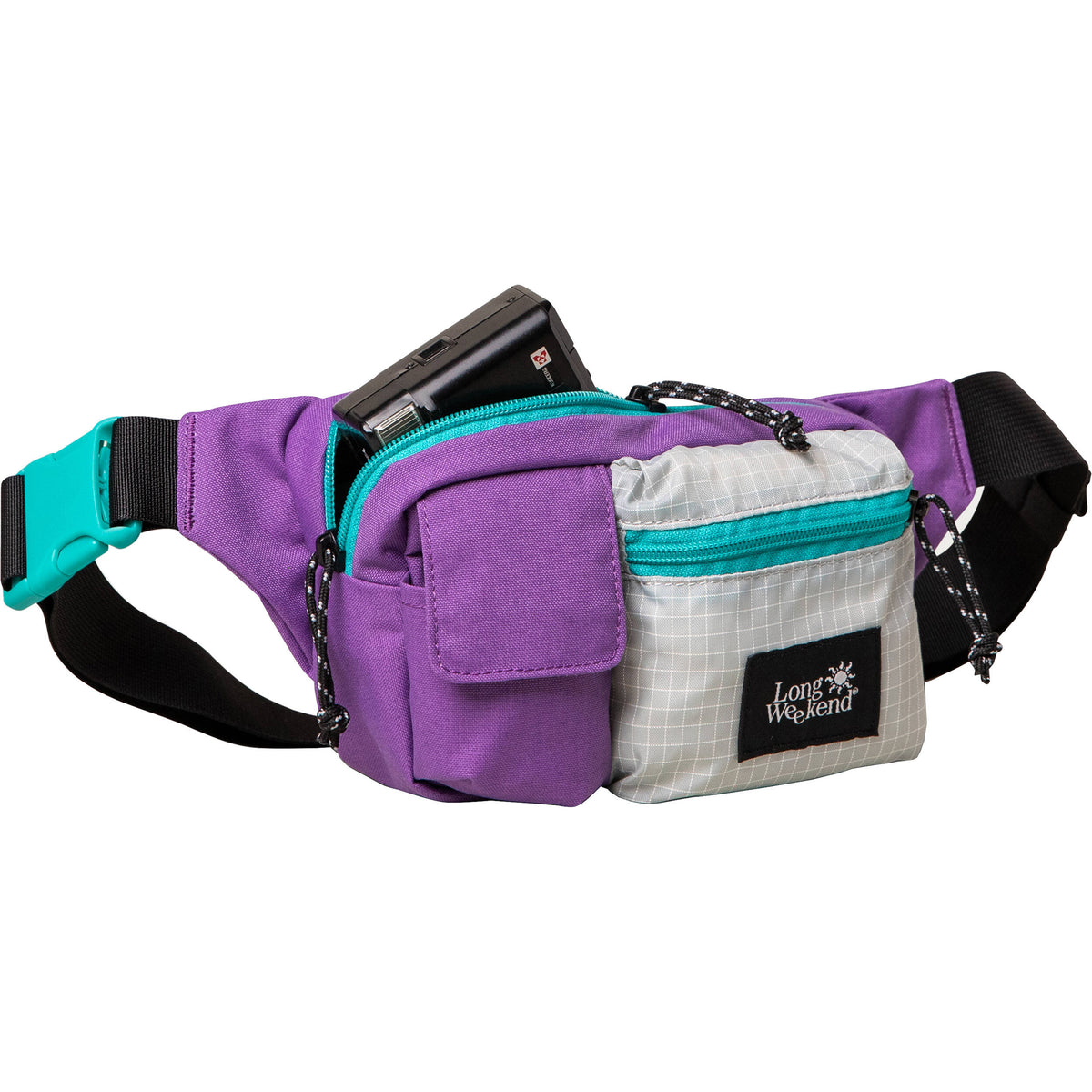 Riñonera Long Weekend Monterey Sling (Cosmic Purple, 2L) - puertos y conexiones