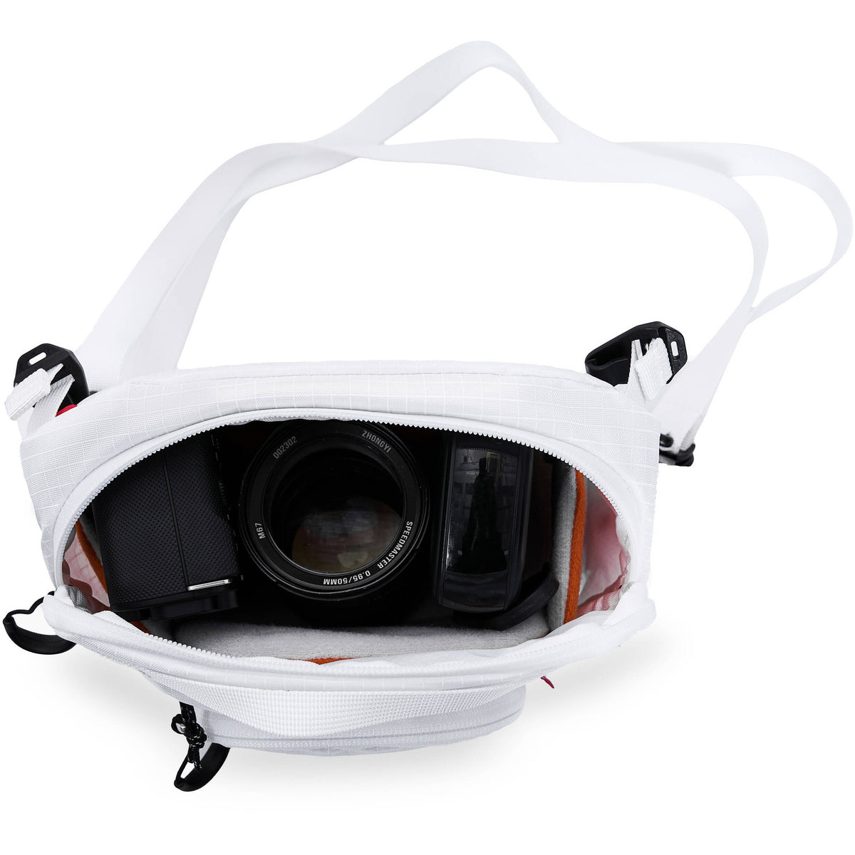 Riñonera VSGO Pocket Ranger Elite Waist Bag (Blanco) - vista frontal