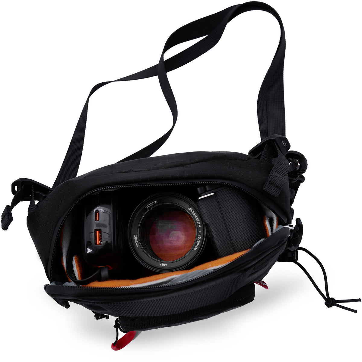 Riñonera VSGO Pocket Ranger Elite Waist Bag (Negro) - vista frontal
