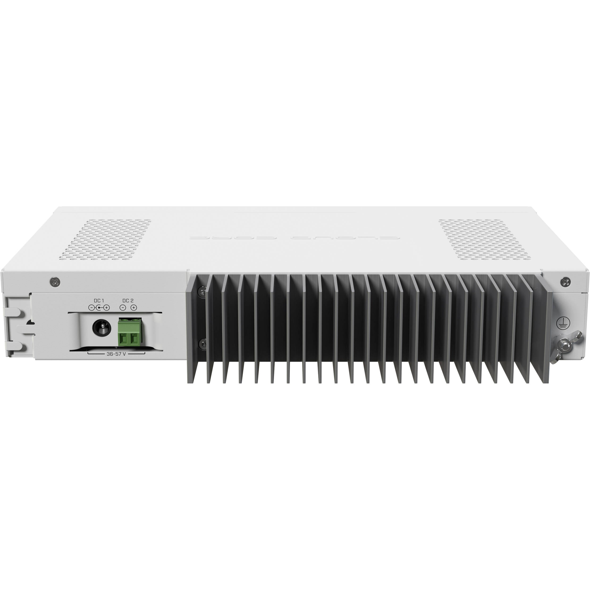 Router MikroTik CCR2004-16G-2S+PC 16-Port Wired Gigabit Managed Router - vista trasera