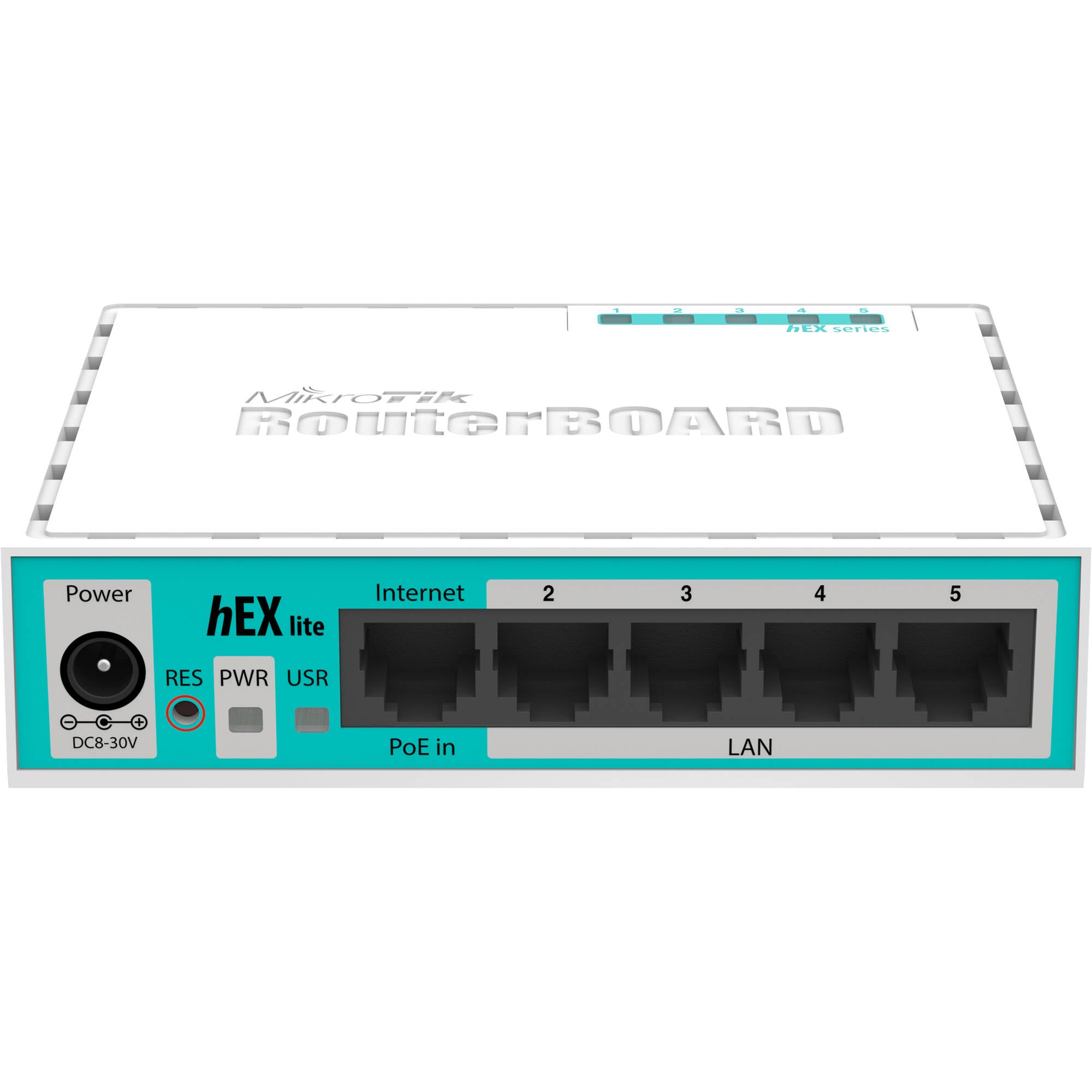 Router MikroTik hEX lite 5-Port 100Mb Wired Router - vista principal
