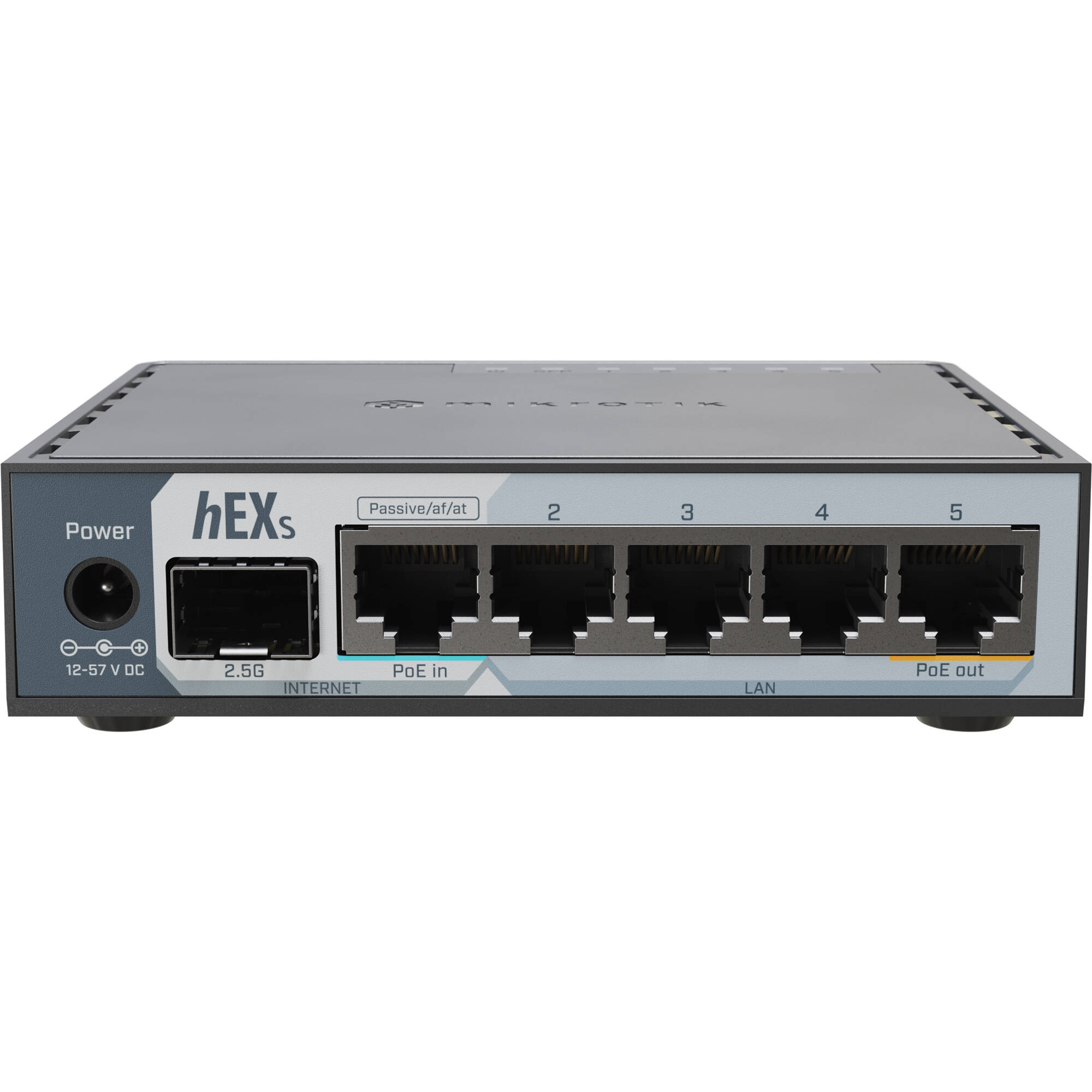 Router MikroTik hEX S 5-Port Gigabit Passive PoE Compliant Managed Network Router - vista principal