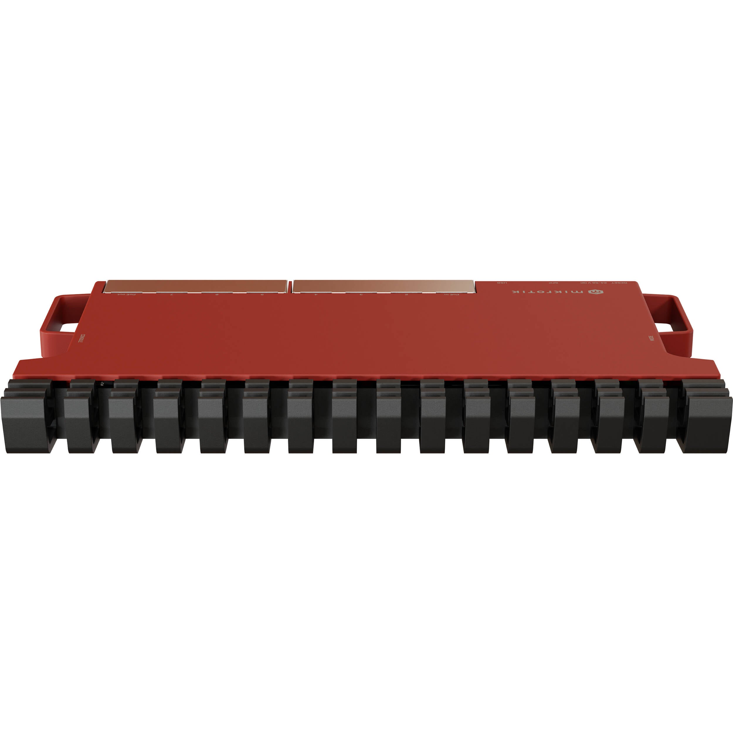 Router MikroTik L009UiGS-RM 8-Port Gigabit Passive PoE Compliant Managed Router - vista frontal
