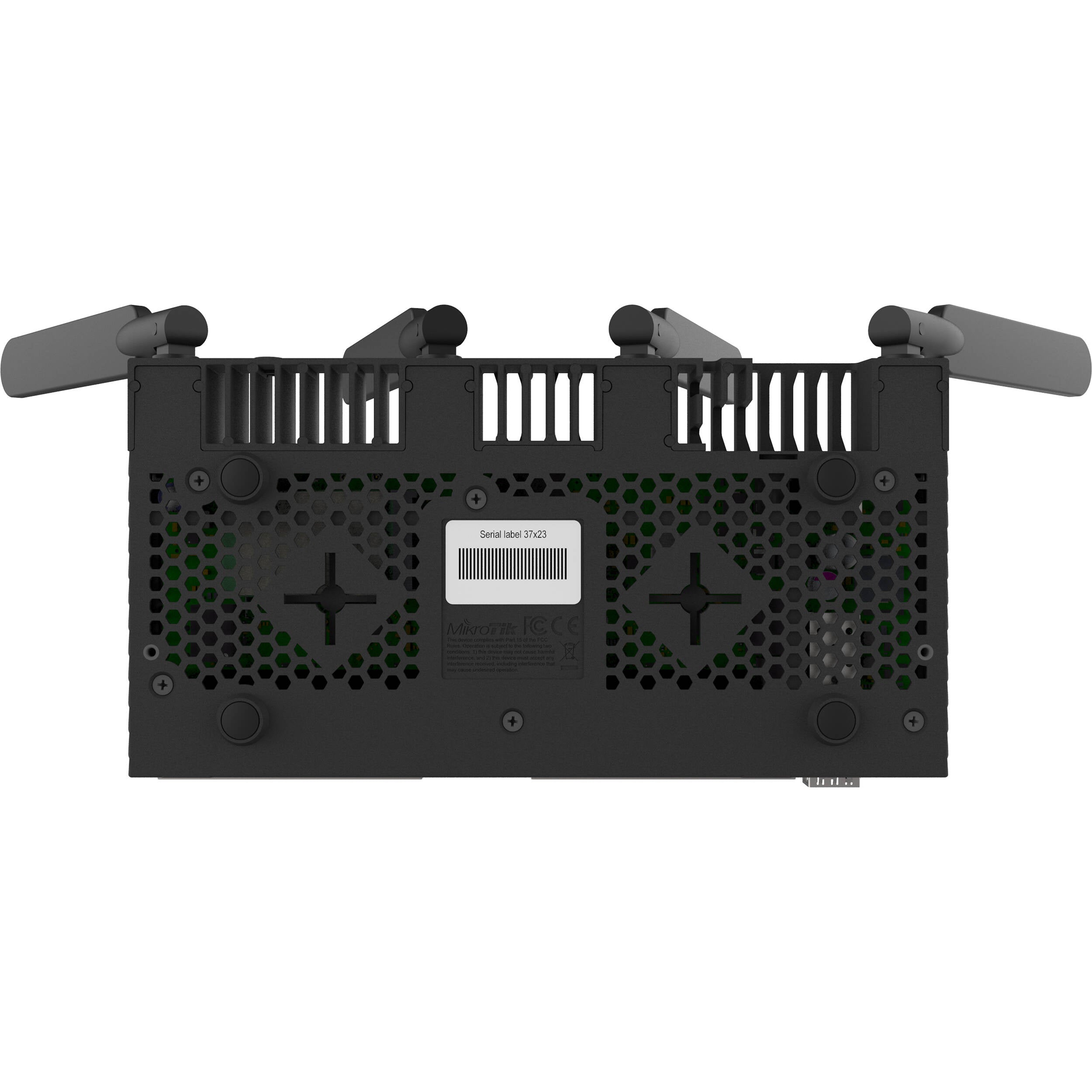Router MikroTik RB4011iGS+5HacQ2HnD-IN AC2000 Wireless Dual-Band Gigabit Passive PoE Compliant Managed Network Router - vista