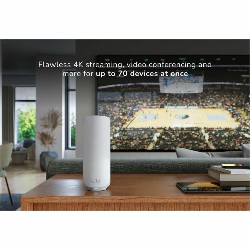 Router Netgear Orbi RBE372 Wi-Fi 7 IEEE 802.11be Ethernet Wireless Router - vista 5
