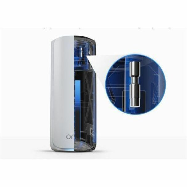 Router Netgear Orbi RBE773 Wi-Fi 7 IEEE 802.11be Ethernet Wireless Router - vista 4