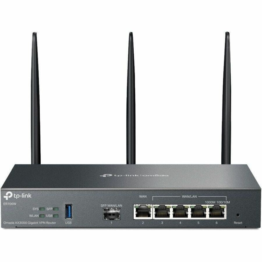 Router Omada ER706W Wi-Fi 6 IEEE 802.11 a/b/g/n/ac/ax Ethernet Wireless Router - vista 1