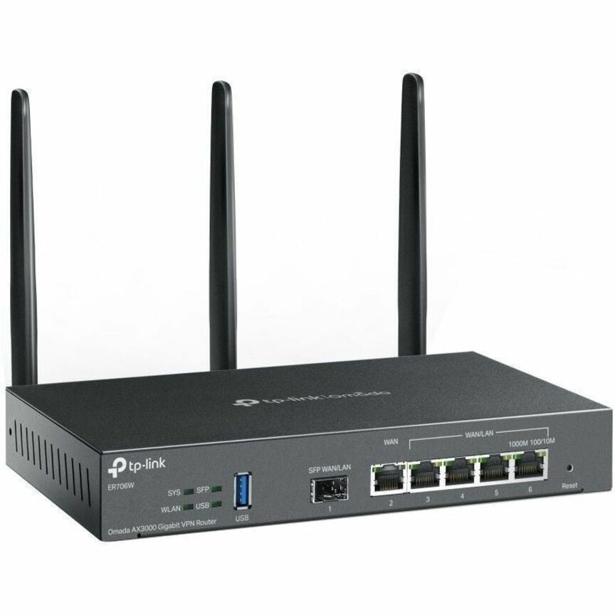 Router Omada ER706W Wi-Fi 6 IEEE 802.11 a/b/g/n/ac/ax Ethernet Wireless Router - vista 2