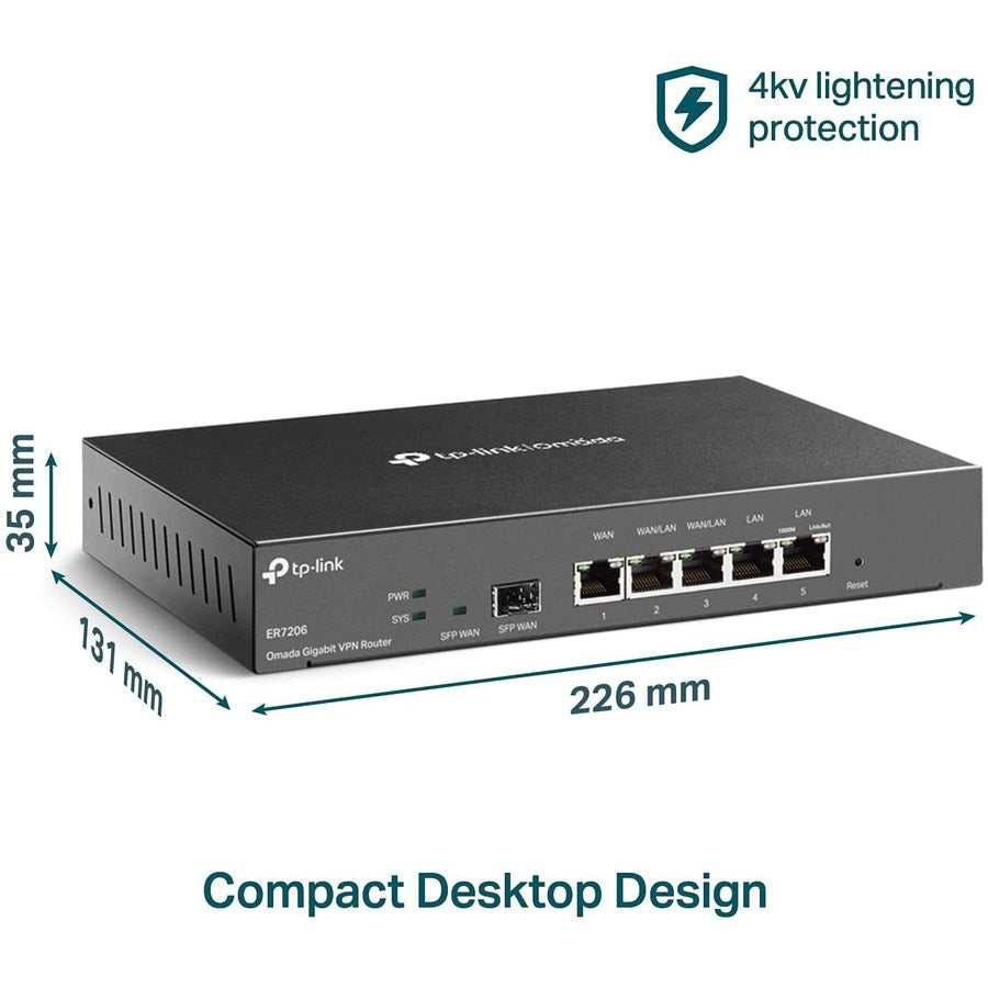 Router TP-Link ER7206 - vista 7