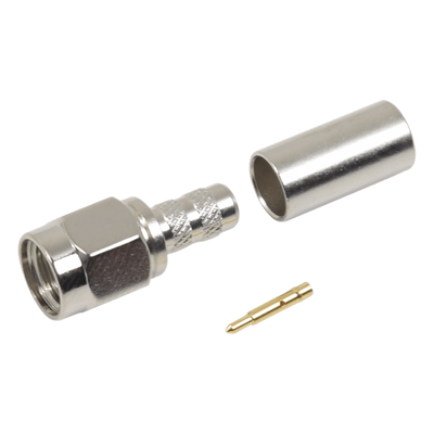 Conector SMA Macho de anillo plegable RF Industries RSA-3000-C