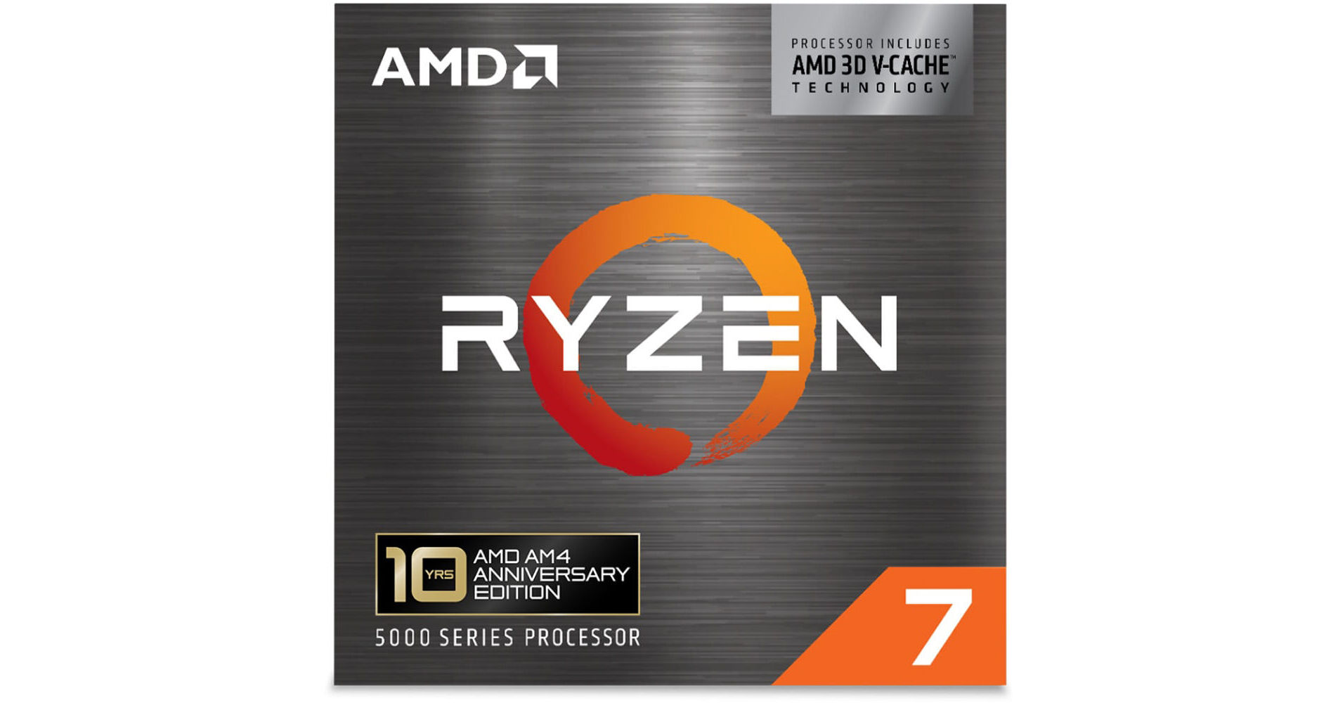 Procesador AMD Ryzen 7 5800X3D 8 Núcleos 3.40GHz 96MB caché Socket AM4 — vista 2