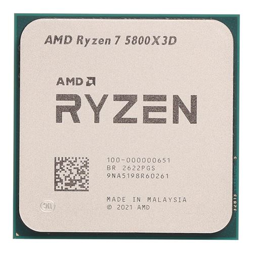 Procesador AMD Ryzen 7 5800X3D 8 Núcleos 3.40GHz 96MB caché Socket AM4 — vista 3