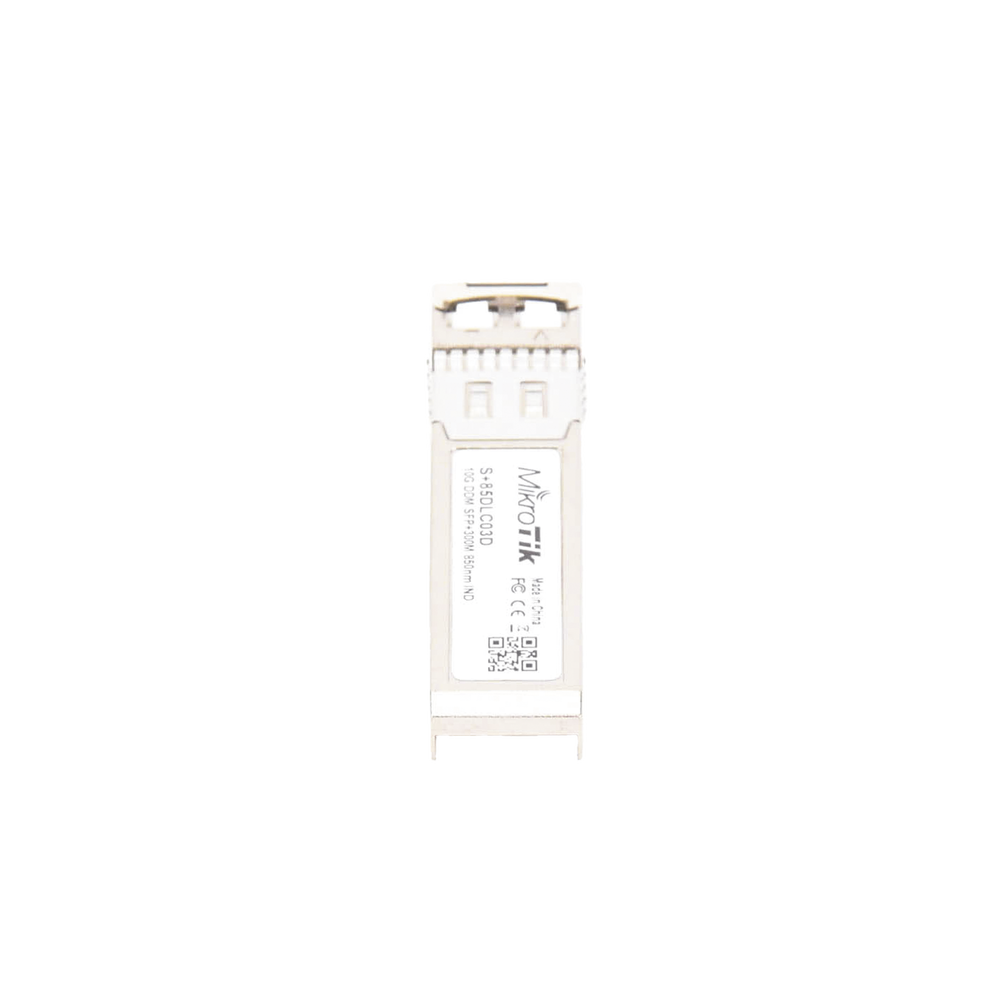 Transceptor MiniGbic SFP+ 10G LC Mikrotik S+85DLC03D Dúplex