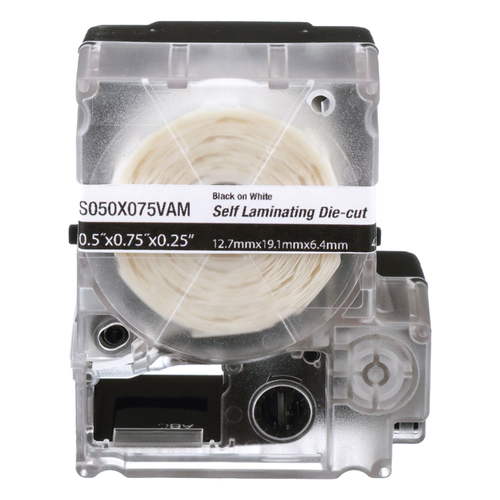 Casete de 300 Etiquetas Autolaminadas de 19.1 Panduit S100X075VAM Blanco