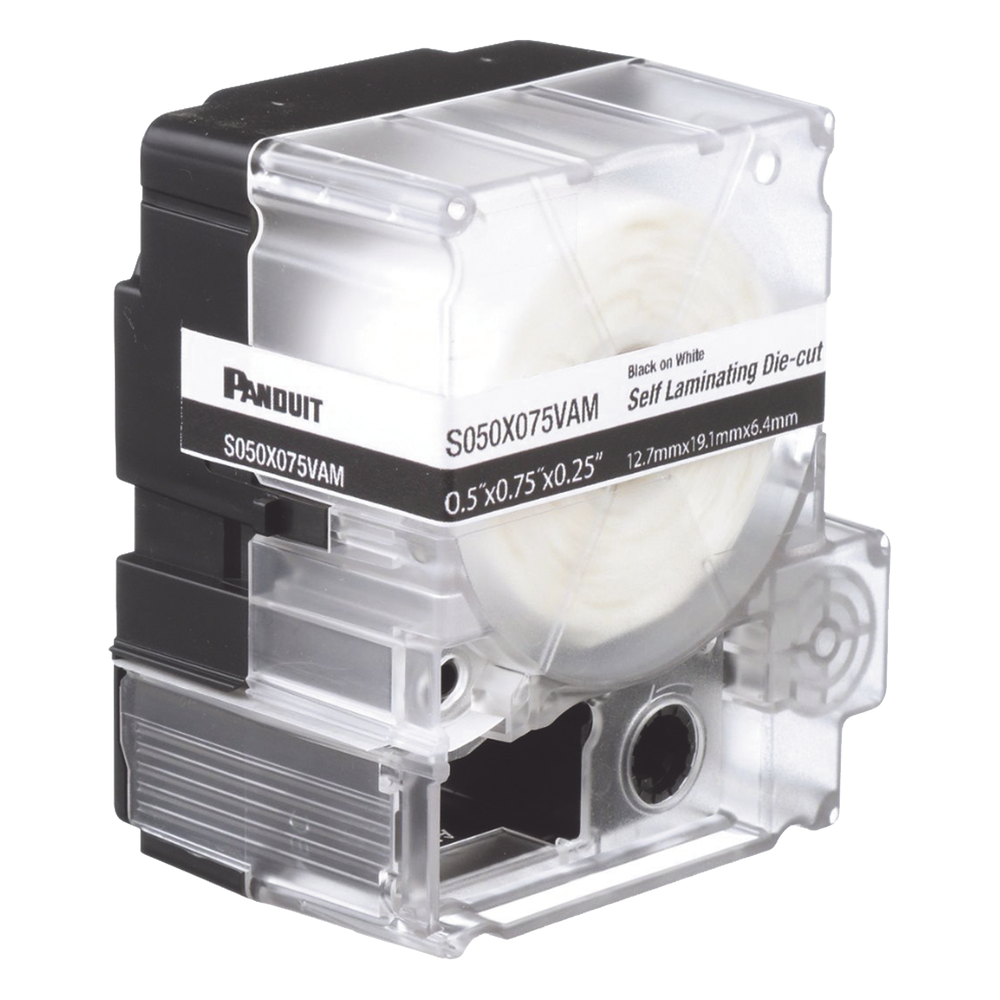 Casete de 200 Etiquetas Autolaminadas de 25.4 Panduit S100X125VAM Blanco