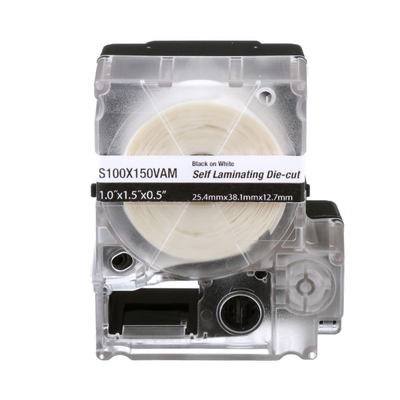 Casete de 175 Etiquetas Autolaminadas de 25.4 Panduit S100X150VAM Blanco