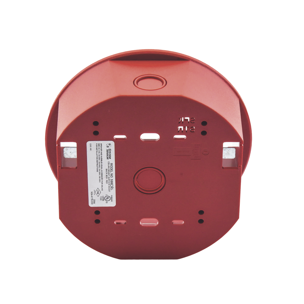 Caja de Montaje en Techo System Sensor SBB-CRL Rojo