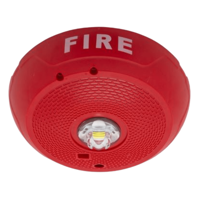 Lámpara LED Estroboscópica System Sensor SCRLED 2 hilos Rojo