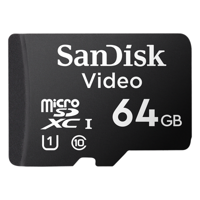 Micro SD Optimizada Para Videovigilancia SanDisk SDSDQAS4-064G-BP 64 GB