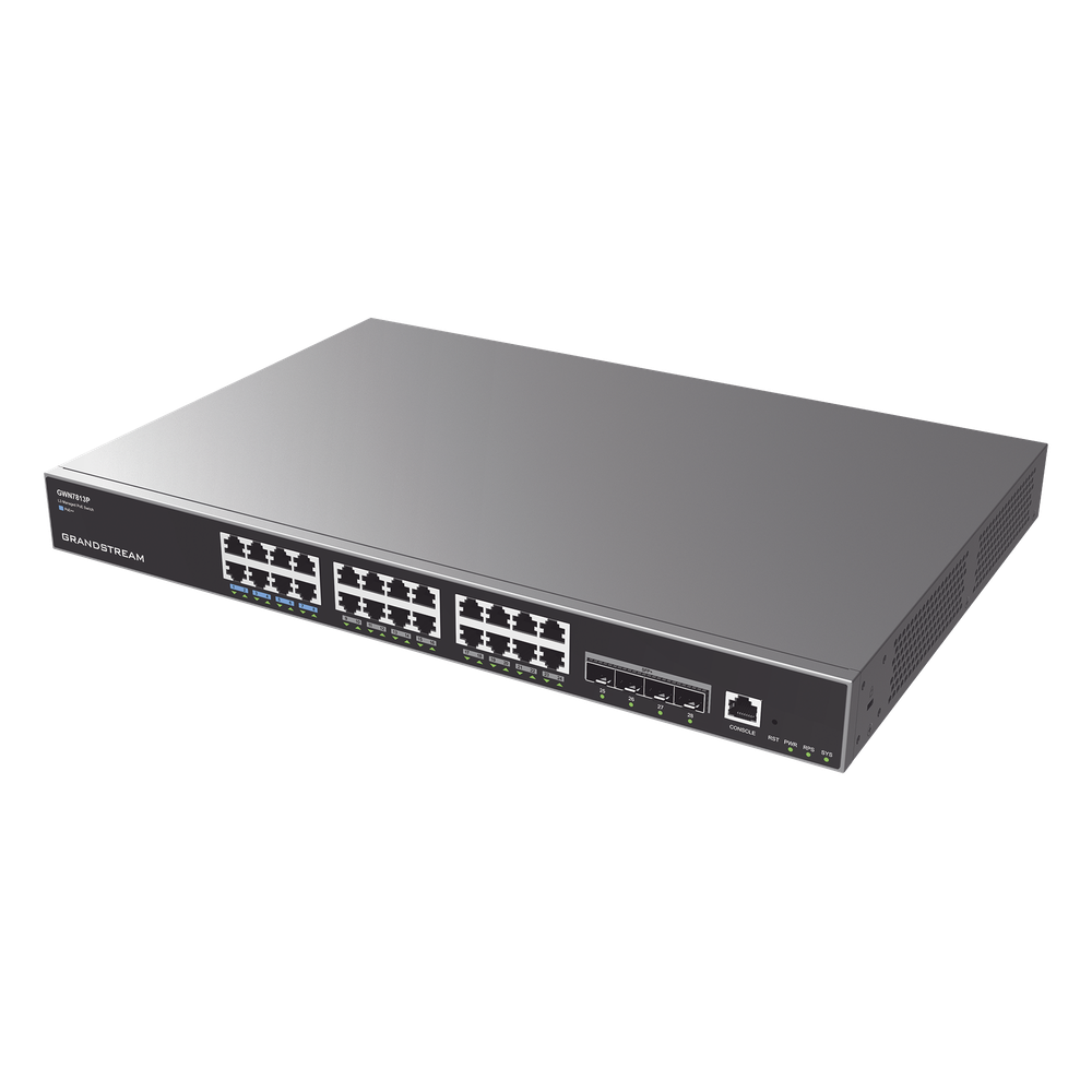 Switch Grandstream GWN7813P 24 Puertos PoE+ Gigabit