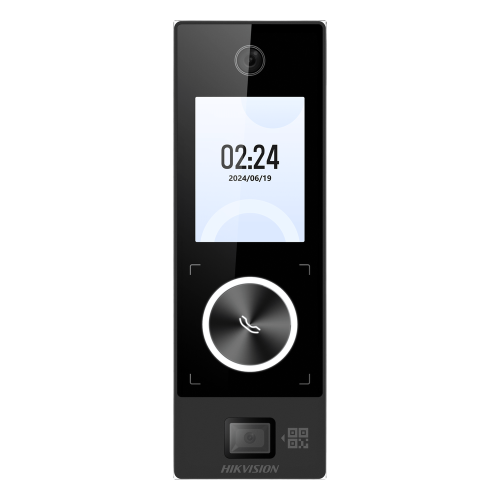 Control de Acceso Hikvision - Terminal de Acceso Facial Serie Value - Pantalla 2.4 Pulgadas TFT - 2MP Lente Gran Angular