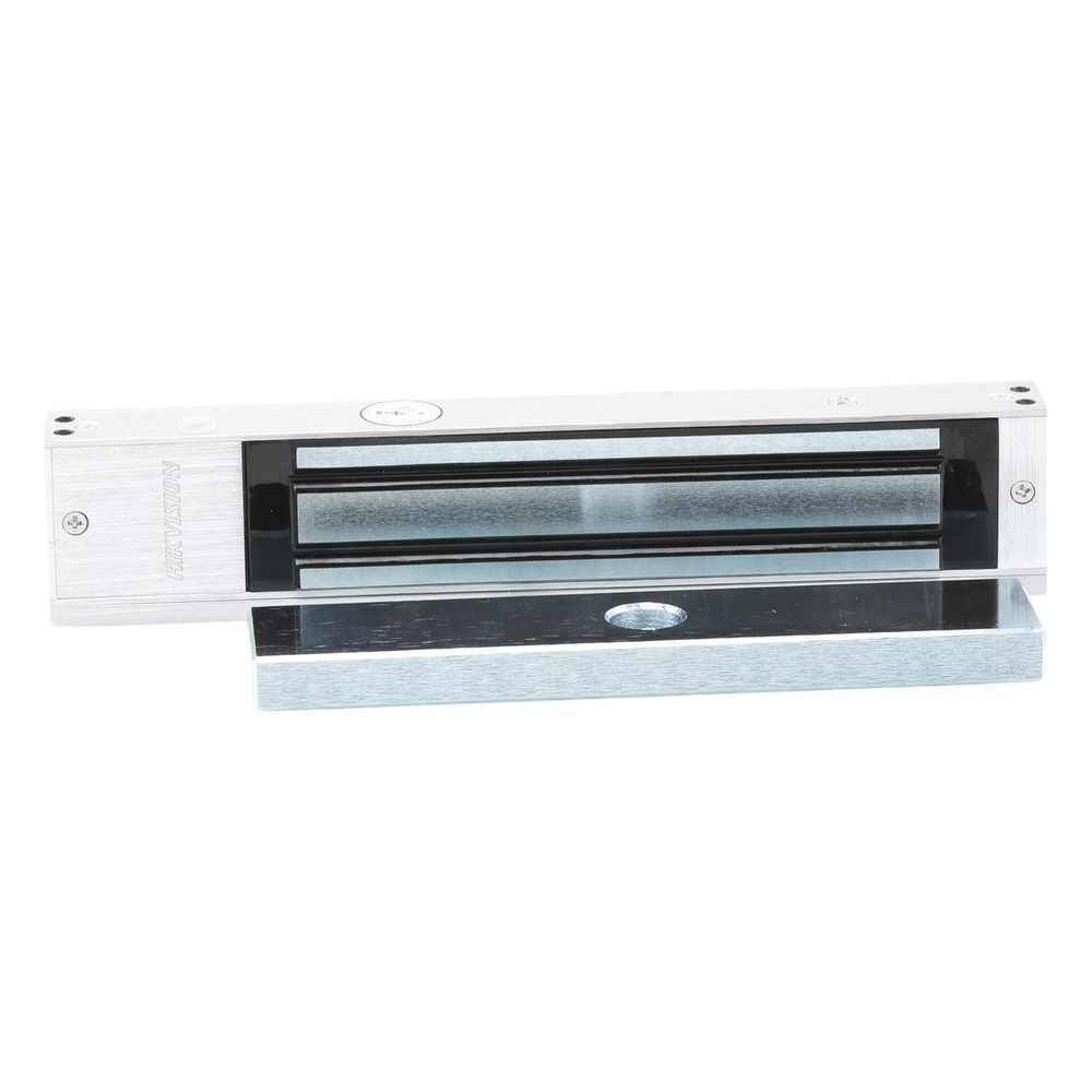 Control de Acceso Hikvision - Electroimán de 600 Lbs (280 Kg) - Montaje en Puerta Normal o de Vidrio - Certificado CE - 