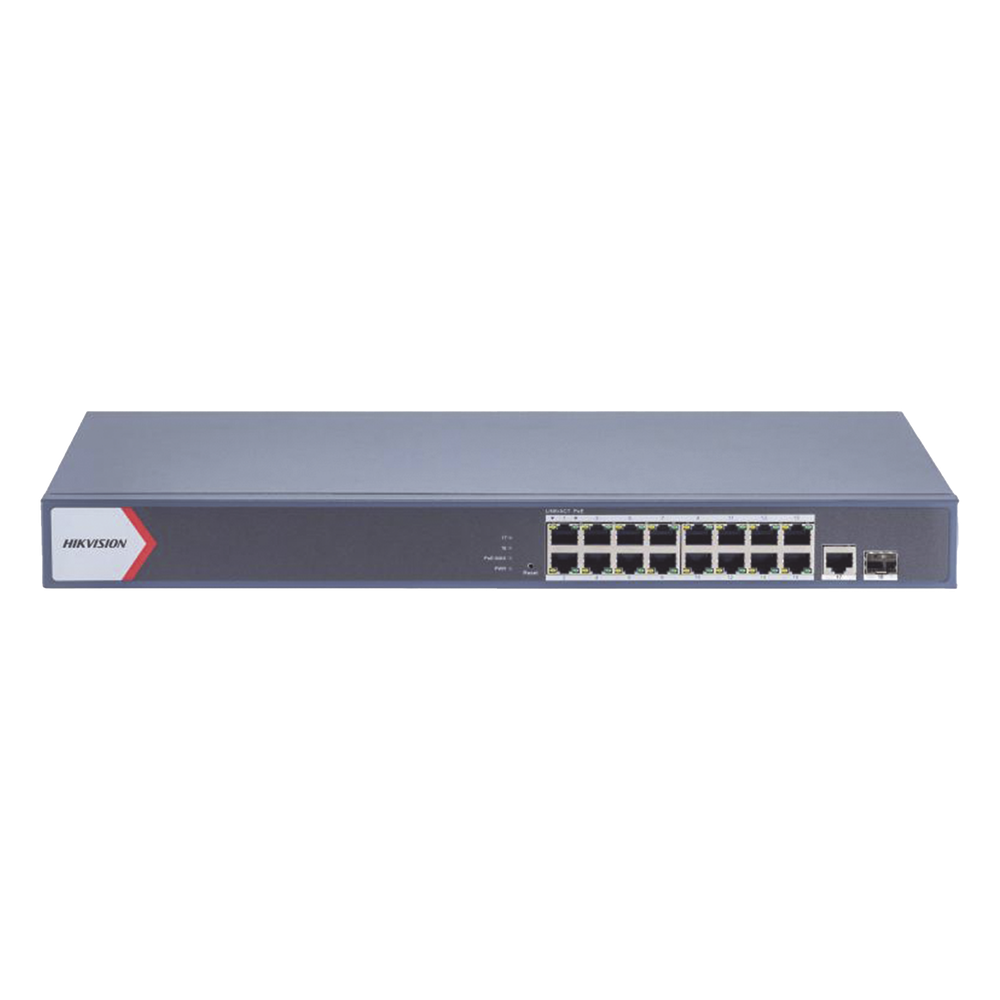 Switch PoE Hikvision - Estándar IEEE 802.3at - af - DS-3E1518P-EI/M