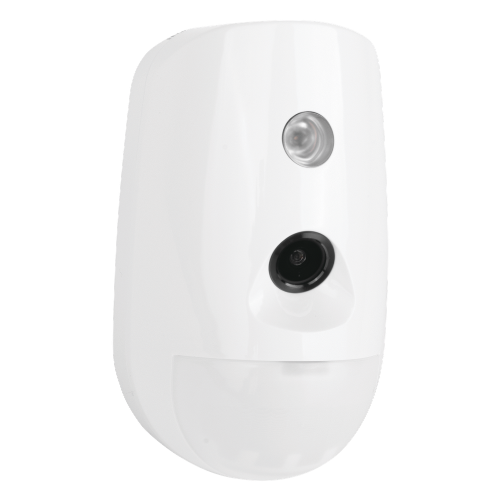 Sensor de Seguridad Hikvision - PIR con Cámara cableado - Bus Speed-X - Inmunidad a Mascotas 30 Kg - Rango de Detección 