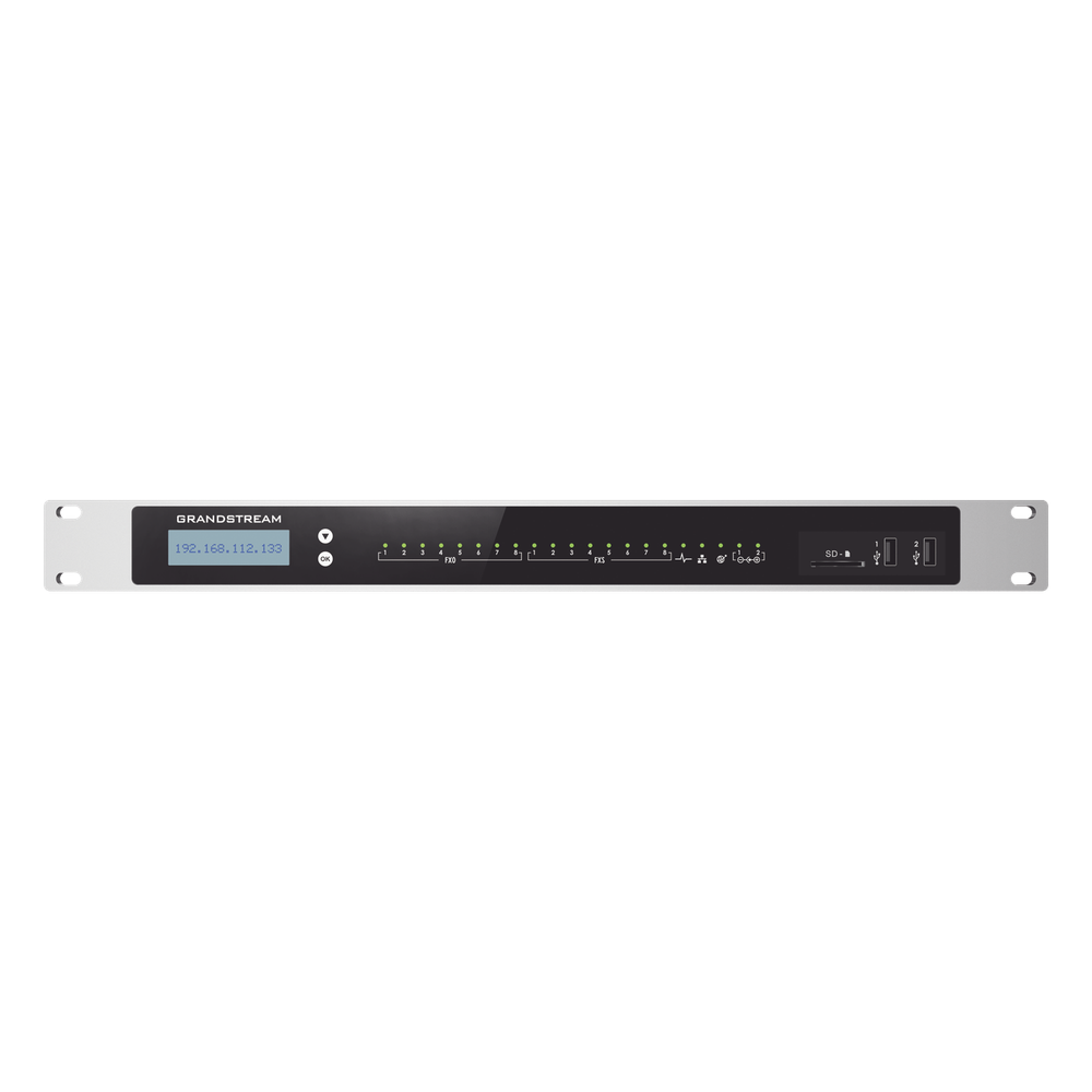 Central Telefónica IP Grandstream UCM6308 3000 Usuarios 450 Llamadas Simultáneas