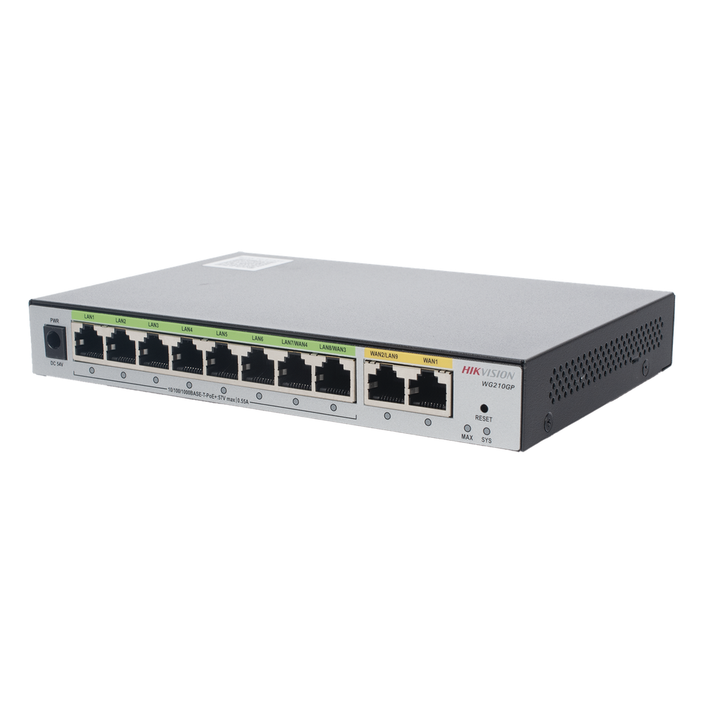 Accesorio de Alarma Hikvision - Router Inalámbrico WISP - Hasta 1200 Mbps - Doble Banda AC (2.4 GHz y 5 GHz) - 4 Puertos