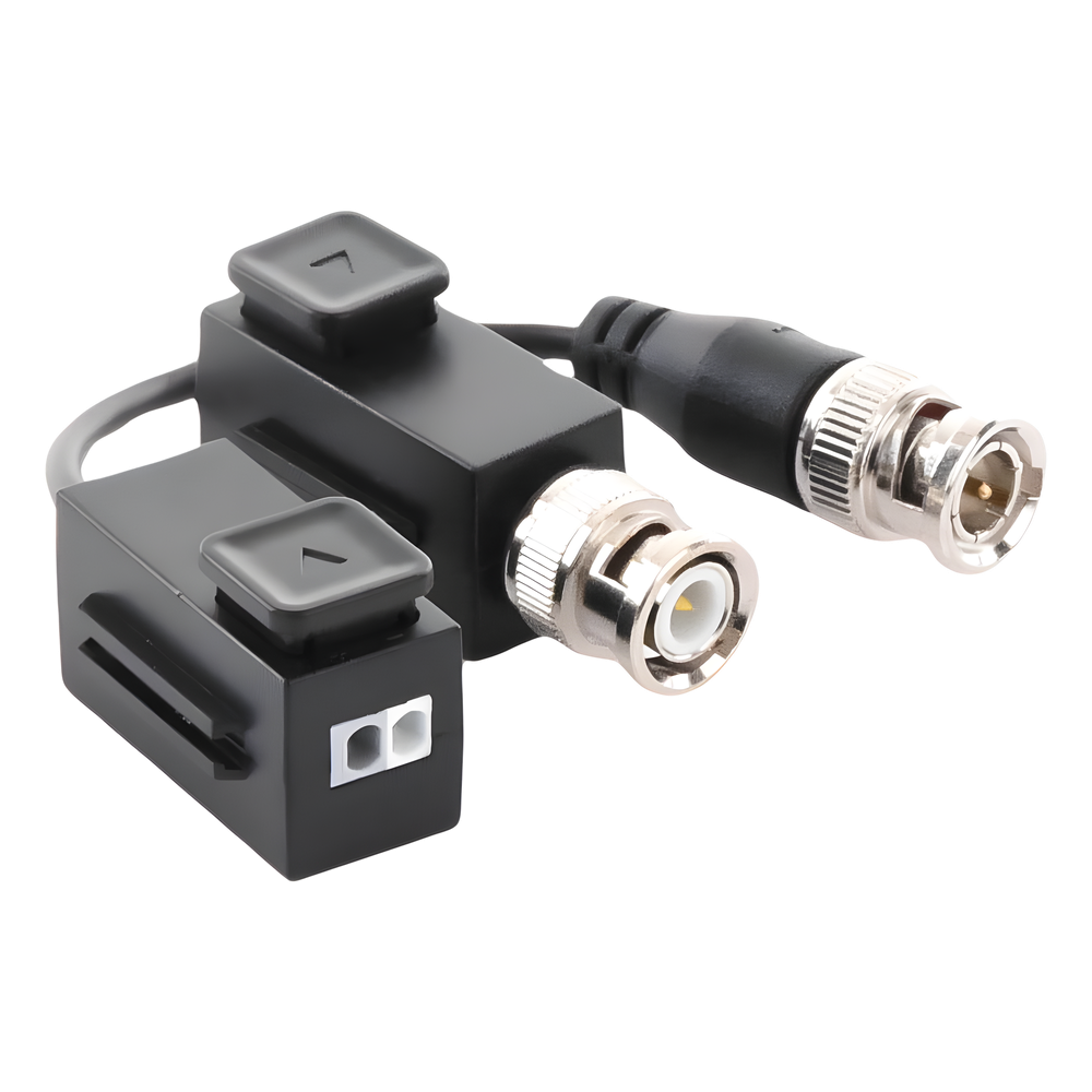 Cableado Estructurado Hikvision - Kit de Transceptor (Balluns) TURBOHD - Hasta 8 MP (4K) - 100% Cobre - Soporta HD-TVI -