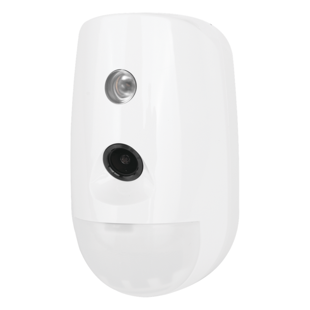 Sensor de Seguridad Hikvision - PIR con Cámara cableado - Bus Speed-X - Inmunidad a Mascotas 30 Kg - Rango de Detección 
