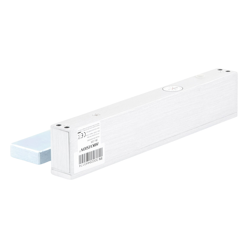 Control de Acceso Hikvision - Electroimán de 600 Lbs (280 Kg) - Montaje en Puerta Normal o de Vidrio - Certificado CE - 