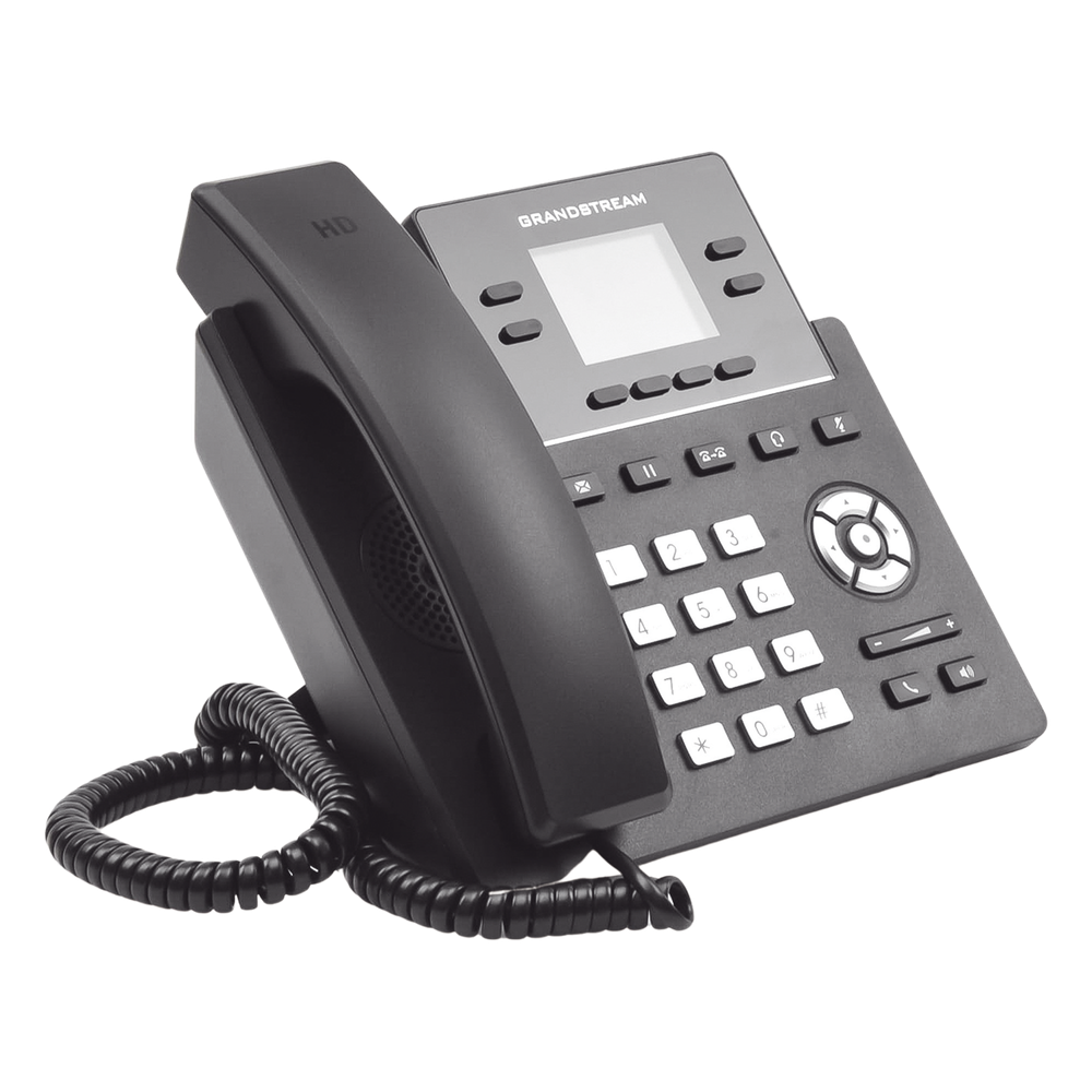 Teléfono IP Grandstream GRP-2612P 4 Líneas SIP 2 Cuentas SIP 2.4" PoE