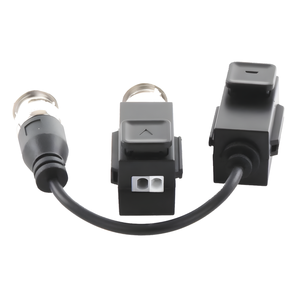 Cableado Estructurado Hikvision - Kit de Transceptor (Balluns) TURBOHD - Hasta 8 MP (4K) - 100% Cobre - Soporta HD-TVI -