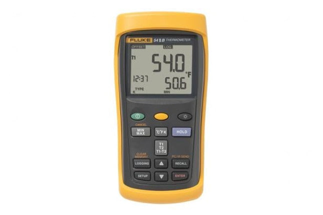 Sensor de Seguridad Fluke Networks 54 II B Dual-Input Data Logging Thermometer - vista 1