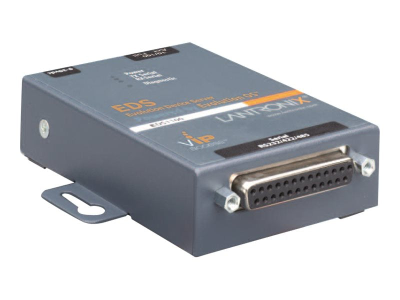 Servidor de Dispositivos Lantronix Device Server EDS1100 1 Port Secure RS232/422/485 Serial to IP Et - vista 1