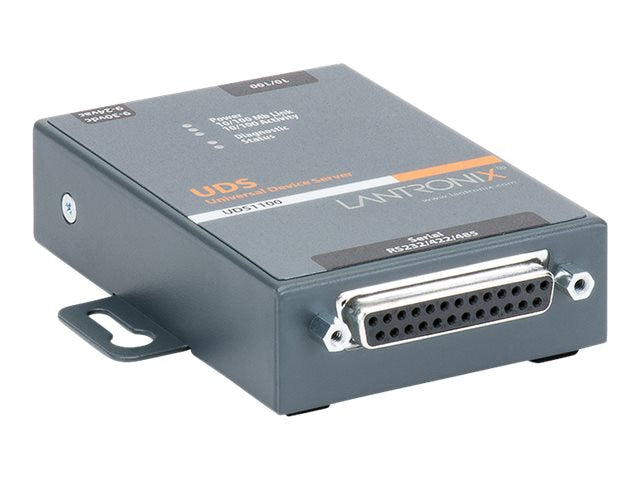 Servidor de Dispositivos Lantronix Device Server UDS1100 One Port Serial (RS232/ RS422/ RS485) to IP Ethernet - vista 1