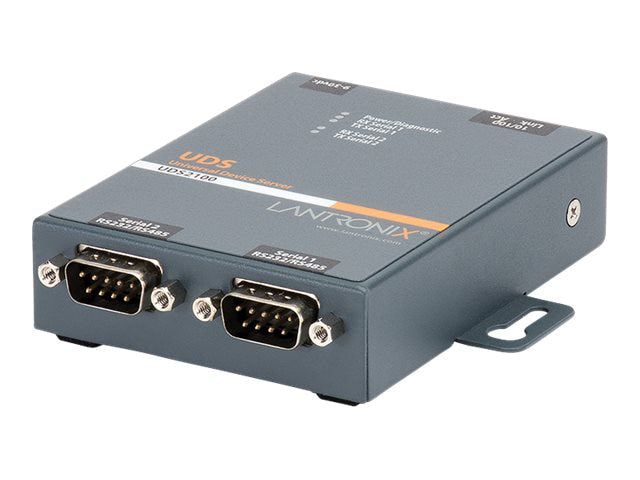 Servidor de Dispositivos Lantronix Device Server UDS2100 Two Port Serial (RS232/ RS422/ RS485) to IP Ethernet - vista 1