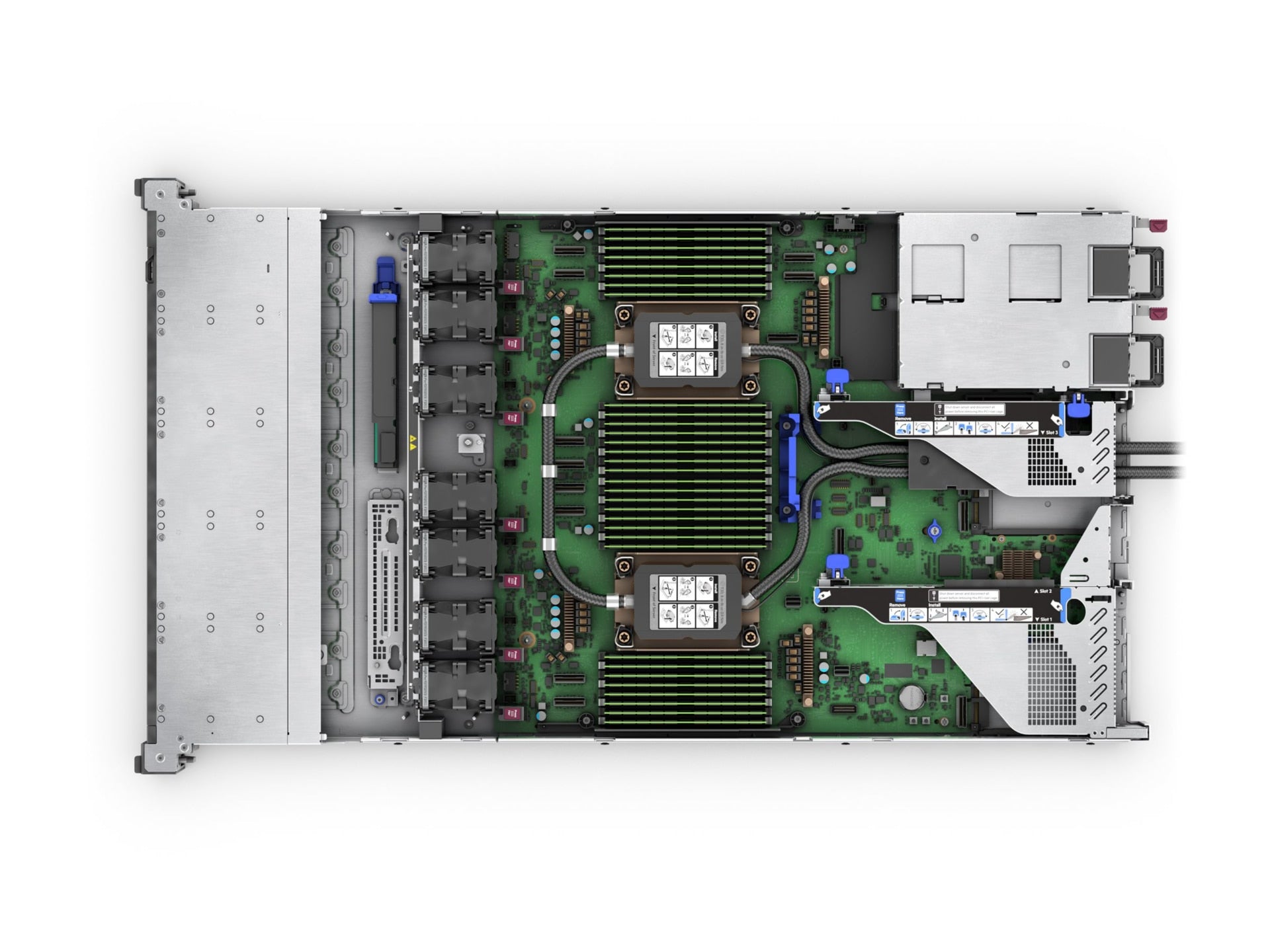 Servidor HPE ProLiant Compute DL360 Gen12, Intel Xeon 6505P 12 Núcleos, 64GB DDR5, HDD 2 x 8 TB, Rack 1U - vista 5