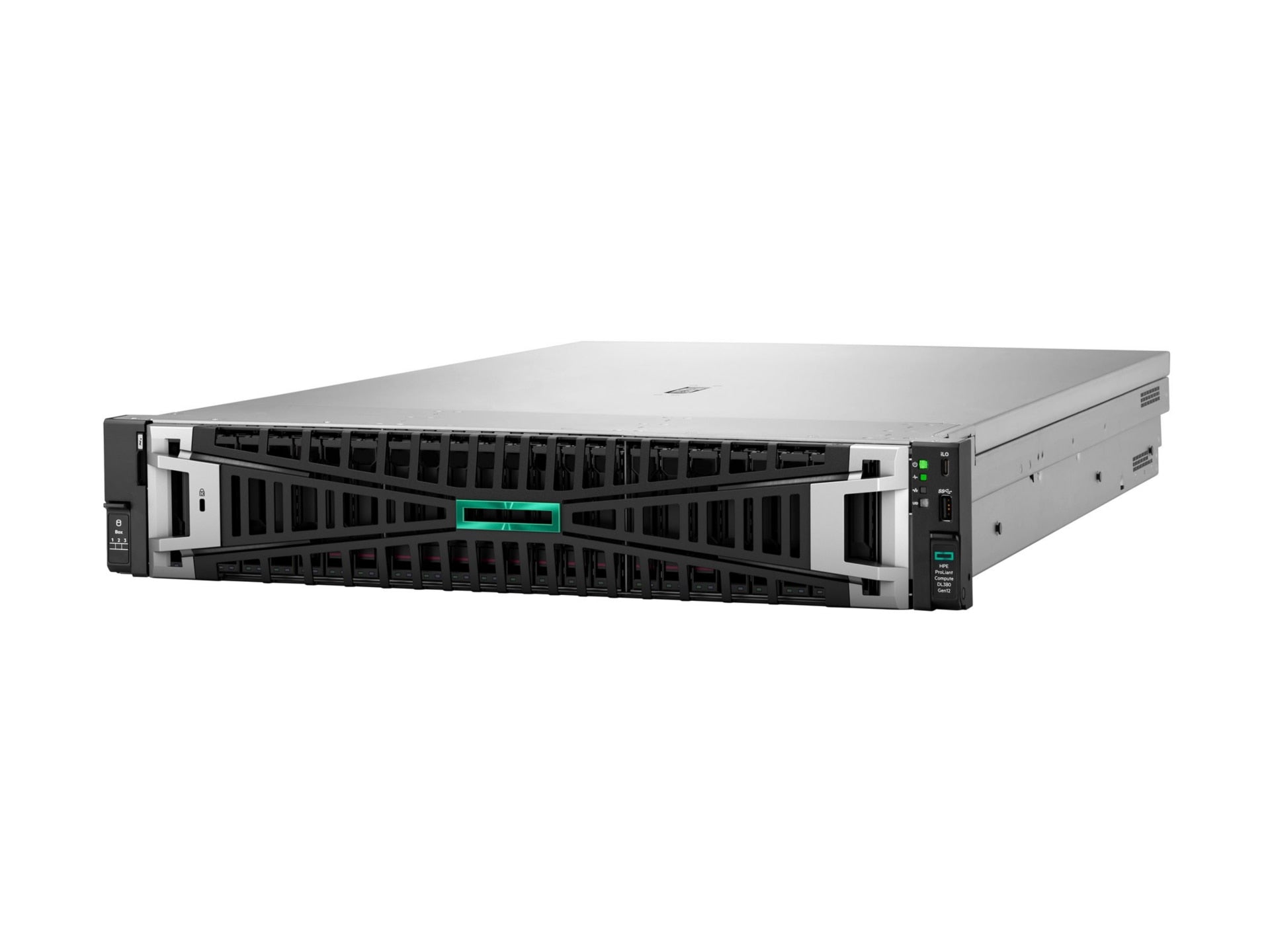Servidor HPE ProLiant Compute DL380 Gen12, Intel Xeon 6505P 12 Núcleos, 64GB DDR5, HDD 2 x 8 TB, Rack 2U - vista 1
