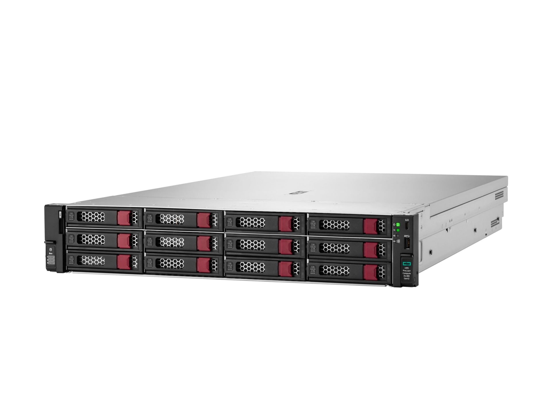 Servidor HPE ProLiant Compute DL380 Gen12, Intel Xeon 6505P 12 Núcleos, 64GB DDR5, HDD 2 x 8 TB, Rack 2U - vista 2