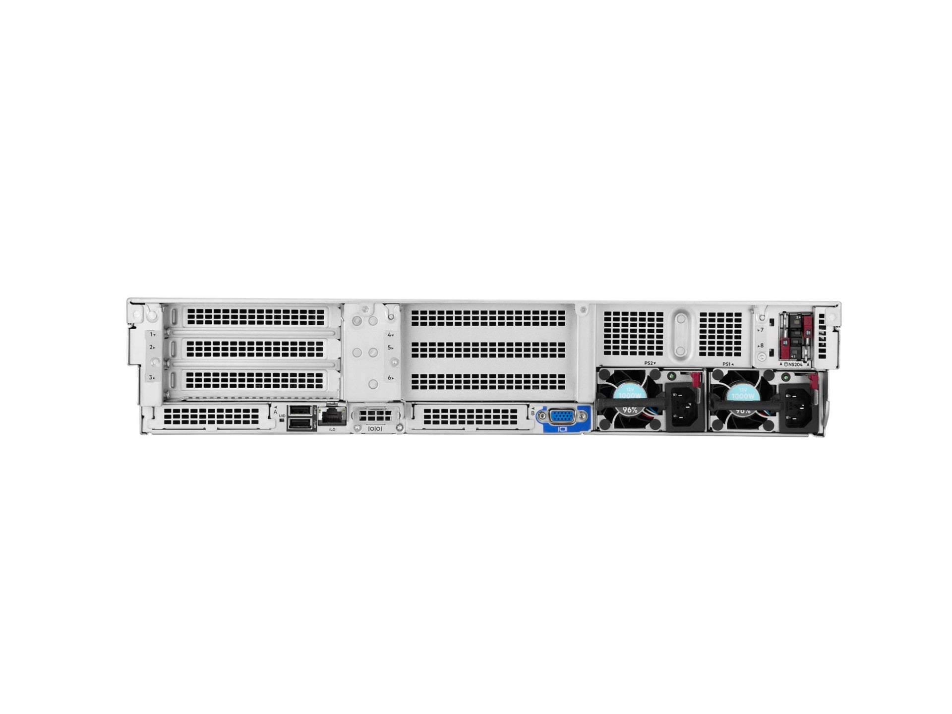 Servidor HPE ProLiant Compute DL380 Gen12, Intel Xeon 6515P 12 Núcleos, 64GB DDR5, SSD 2 x 480 GB, Rack 2U - vista 3