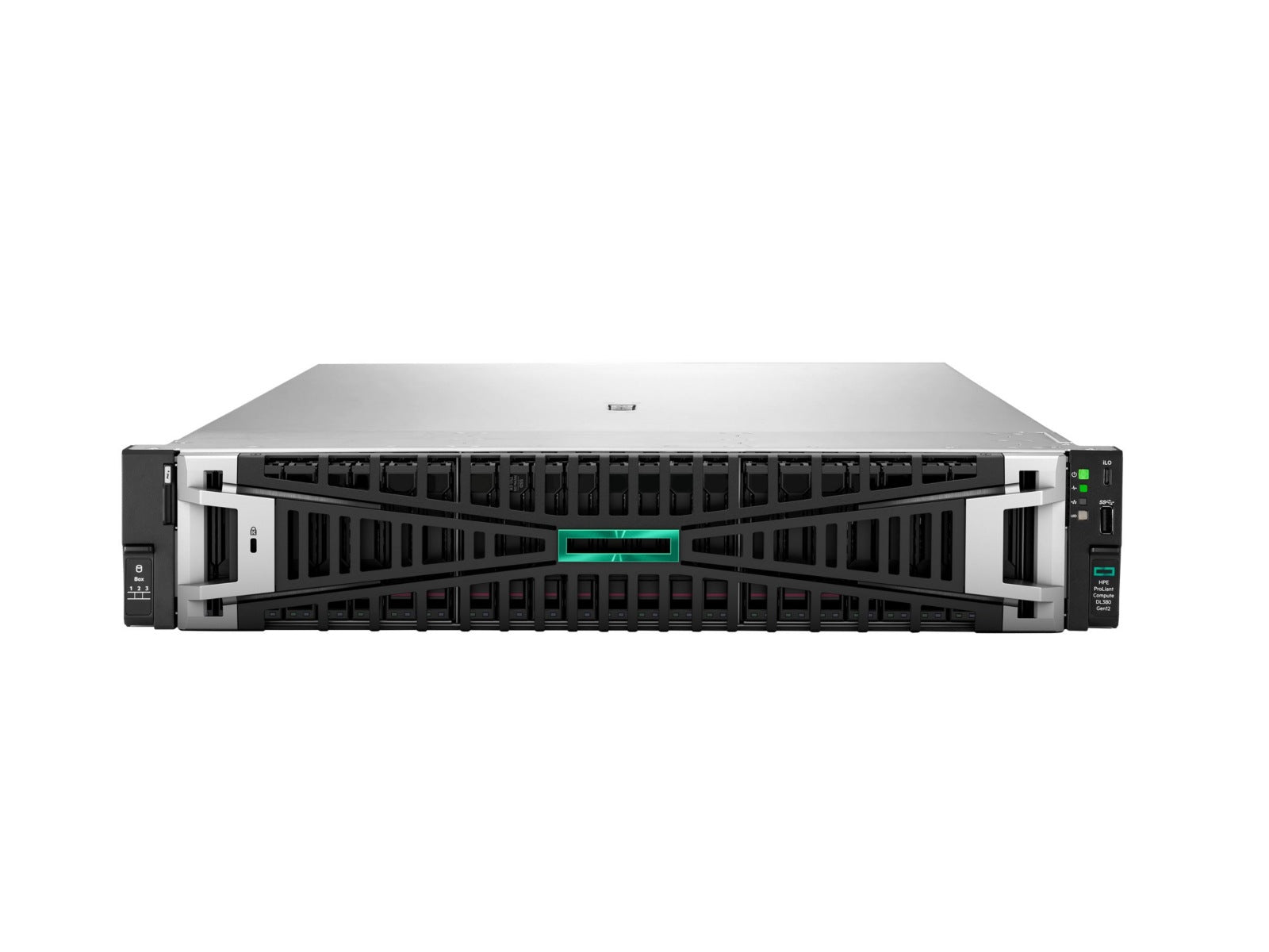 Servidor HPE ProLiant Compute DL380 Gen12, Intel Xeon 6517P 32 Núcleos, 64GB DDR5, no HDD, Rack 2U - vista 3